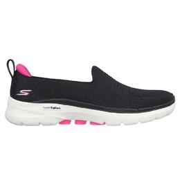 Женские кроссовки Skechers для ходьбы 124571_BKHP Черный без шнурков 964bdc5a-530f-4c26-a58f-8cdd6ac6763b_c1 | negro