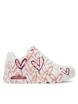 Кроссовки Skechers, белый uno - dripping in love 155507/wcrl | fehér