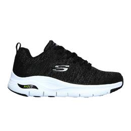 Мужские кроссовки Skechers для ходьбы 232041_BKW Черный со шнурками fa26c004-8386-49b5-9e0c-4fba9065bac0_c1 | negro