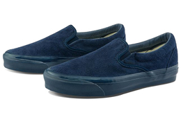 Кроссовки Slip-On Og Classic Vans 'Velvet Embroidery - Leopard Dress Blues' vn0a45jk9rg