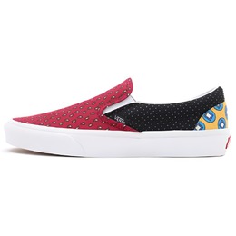 Кроссовки Vans Slip-on Series Skateboard Shoes Unisex Low-Top Red Blue vn0a33tb9hx