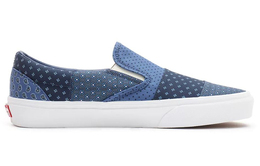 Кроссовки Vans Slip-on Series Skateboard Shoes Unisex Low-Top Blue vn0a33tb9hy