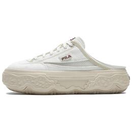 Fila Кеды ROCK Mules Wear resistant And Lightweight Low Top Canvas Shoes Women's Micro White f12w432307fww | micro white