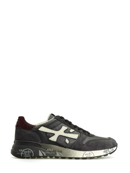 Premiata Комбинированные кроссовки Mick из нейлона, замши и кожи 255901
