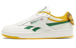 Кроссовки Reebok Kakao X Reebok Club C Cozy Wear-Resistant Skate Shoes White Green Unisex 'White Green' gv8583