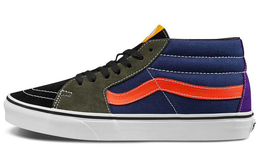Кроссовки Vans SK8 Skateboard Shoes Unisex Mid-Top Black/Red Blue vn0a3wm3tbz