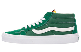 Кроссовки Vans SK8-Mid Suede Street Style Sneakers 'Green White' vn0a391ftoy
