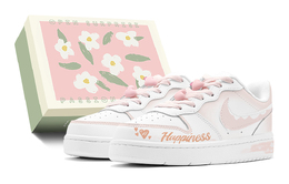 Кроссовки Nike Court Borough 2 Skateboard Shoes Women's Low-Top Pink bq5448-100(teams-粉色少女心s-box)