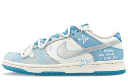 Кроссовки Nike Dunk Skateboard Shoes Unisex Low-Top Blue fn3433-141(team40-双向奔赴白蓝s-box)