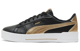 Кроссовки Puma Carina Crew Metallic 'Black White Gold' Women's 368879-02