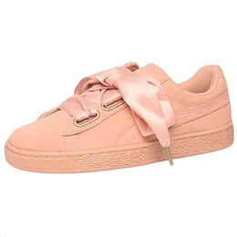 Кроссовки Puma Suede Skateboarding Shoes Women's Low-top Pink, розовый 362714-05 | light pink