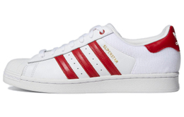 Кроссовки Adidas Superstar Velcro White Red fy3117
