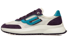 Кроссовки Bally Casual Shoes Men Low-Top White Purple/Blue 6301337
