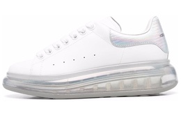 Кроссовки Alexander McQueen Leather Larry Oversized Sneakers 'White Iridescent' Women's 611698wib9u9620
