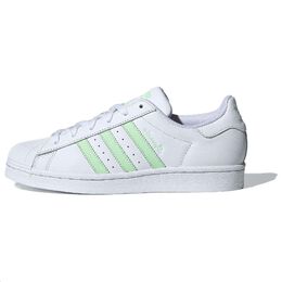 Кроссовки Adidas Women's Superstar 'White Semi Green Spark', зеленый ie3005 | white/green