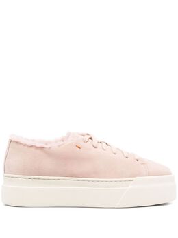Santoni suede sneakers 27404956