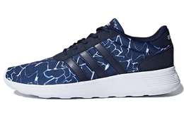 Кроссовки для бега Lite Racer Series женские с низким верхом, темно-синие Adidas Neo db1805