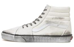 Кроссовки Vans SK8-Hi Distressed-effect Sneakers, белый vn0007nswww1 | white