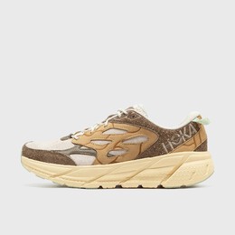 Кроссовки Hoka One One Clifton L Suede TP, бежевый 1150910-oll | fox brown/sandy beige/lucky blue
