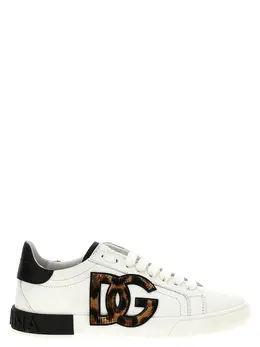 Dolce & Gabbana-Portofino Sneakers Bianco-Donna 52188361916756