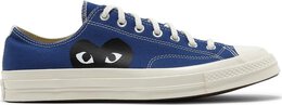 Кроссовки Converse Comme des Garçons PLAY x Chuck 70 Low Blue Quartz, синий 171848c | blue