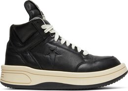 Кроссовки Converse Rick Owens x TURBOWPN Mid Black Cloud Cream, черный 172342c | black