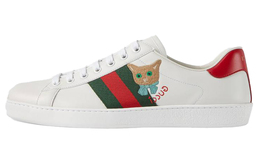 Кроссовки Gucci Ace Cat Motif Low-top Sneakers 663219 1xg60 9065