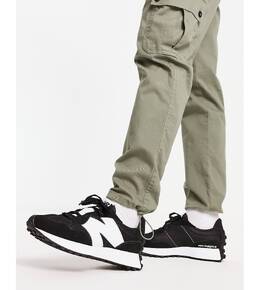 Черно-белые кроссовки New Balance 327 196307579643 | black/white