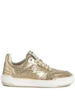 Zadig&Voltaire Wings Sneakers - Zadig & Voltaire - Leather - Gold 26423255