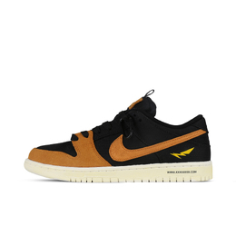 Кроссовки Nike Dunk SB Skateboard Shoes Unisex Low-Top Black Brown dx6775-400(team81-男女款骑士)