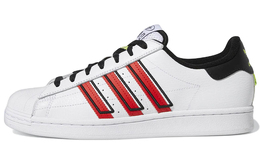 Кроссовки Adidas Superstar Cloud White Outlined Red Stripes gx6026