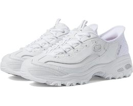 Кроссовки Skechers D'Lites New Scene Hands Free Slip - Ins, белый 9946294 | white silver