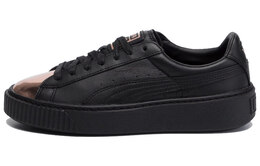 Кроссовки Puma Basket Platform Metallic Puma Black Rose Gold Women's 366169-02