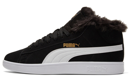 Кроссовки Puma Smash V2 Plus Fleece Mid-Top Sneakers Black Women's 385005-01