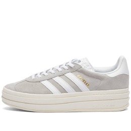 Кроссовки Adidas Gazelle Bold W, серый/белый hq6893 | grey two, white & core white