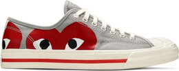 Кроссовки Converse Comme des Garçons PLAY x Jack Purcell Drizzle Red, серый 171260c | grey