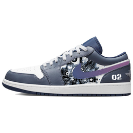 Баскетбольные кроссовки Air 1 Vintage Men Low-Touch Blue/White Jordan 553558-414(team181-科技先锋) | blue