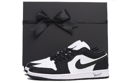 Баскетбольные кроссовки Air 1 Vintage Men Low-Touch Black Grey Jordan 553558-131(team59-男款黑白sbox) | black