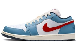 Баскетбольные кроссовки Air 1 Vintage Men Low-Top Blue/Red/White Jordan hm3711-144(team拾玖-高街蓝红) | blue/red