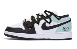 Баскетбольные кроссовки Air 1 Vintage Men Low-Top Black Tiffany Jordan 553558-131(team85-繱辖使使) | black