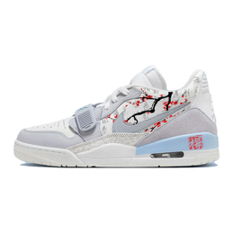 Баскетбольные кроссовки Legacy 312 Vintage Men Low-Top Grey/White Jordan hq1190-101(team10-墨梅) | gray