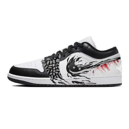 Баскетбольные кроссовки Air 1 Vintage Men Low-Touch Green/White Jordan 553558-131(team10-流金泼墨) | green