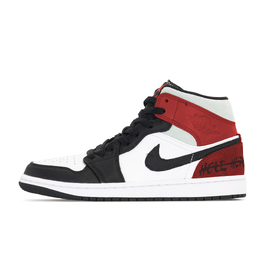 Баскетбольные кроссовки Air 1 Vintage Men Mid-Top Red/White Jordan 852542-100(team210-宇宙征途) | white