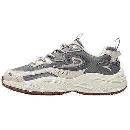 Кроссовки Anta Anti-Slip, износостойкие, низкие, массивные, мужские, серые, Sandstorm Gray/Mud Gray 912348836-8 | sandstorm gray/mud gray