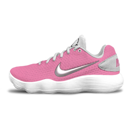 Баскетбольные кроссовки Hyperdunk 2017 Basketball Shoes Men Low-top Pink/White/Grey Nike 897637-100(team93-乳腺癌2.0） | pink