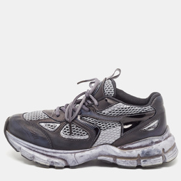 Axel Arigato Grey/Blue Mesh and Leather Marathon R Trail Sneakers Size 39 1092078