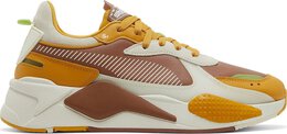Кроссовки Puma White Castle x RS-X Mocha Bisque Sunflower, коричневый 384466 01 | brown