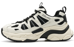 Кроссовки женские толстые низкие бежевый/черный Eblan ey533484d70 | beige/black