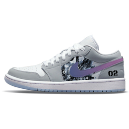 Баскетбольные кроссовки Air 1 Vintage женские с низким верхом серо-белый Jordan dc0774-105(team181-科技先锋) | gray