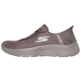 Кроссовки Go Walk Flex Lifestyle женские с низким верхом коричневого цвета Skechers 124837-brn | brown